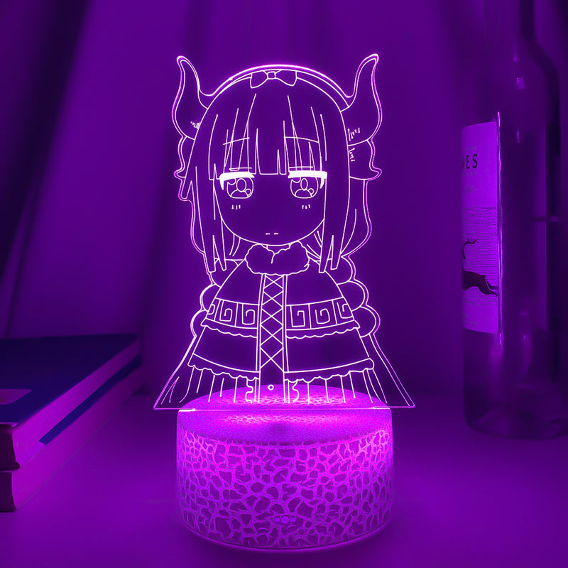 Luminária 3D Anime Kobayashi-san Chi no Maid Dragon