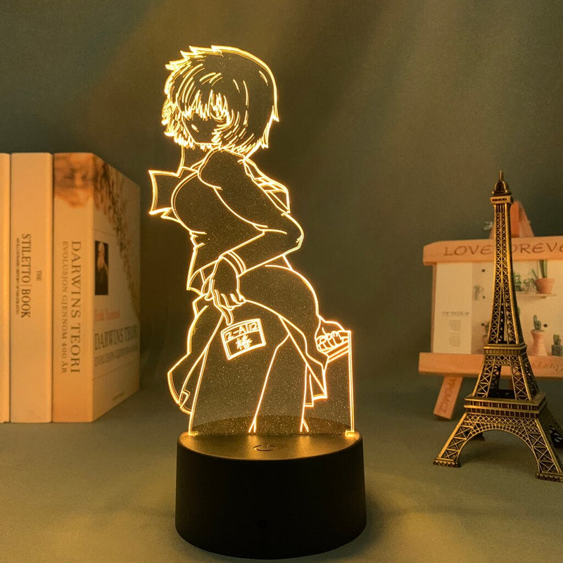 Luminária 3D Mikoto Urabe