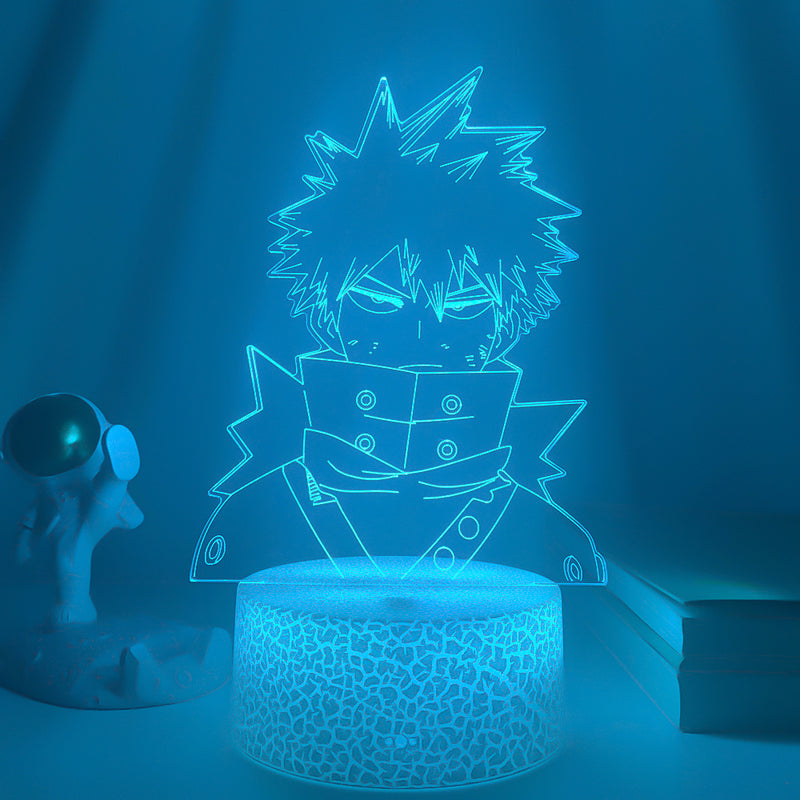 Luminária 3D Katsuki Bakugo