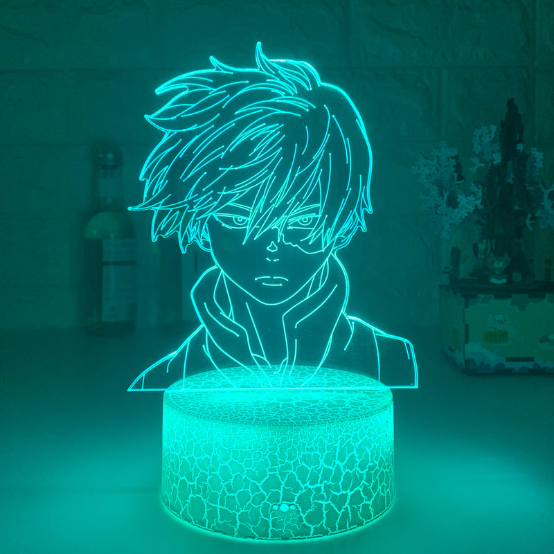 Luminária 3D Shoto Todoroki