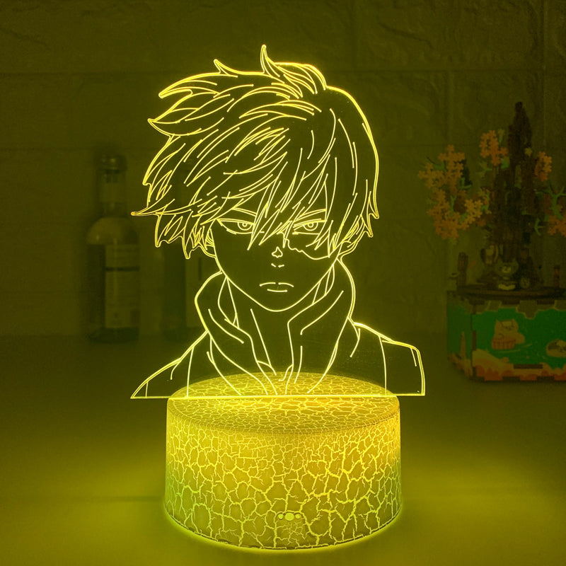 Luminária 3D Shoto Todoroki