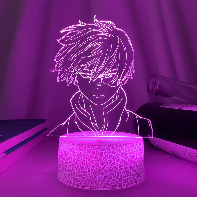 Luminária 3D Shoto Todoroki