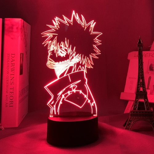 Luminária 3D Anime My Hero Academia Dabi